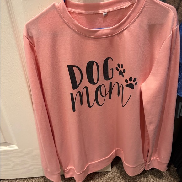 Sweaters - Pink Dog Mom Sweatshirt